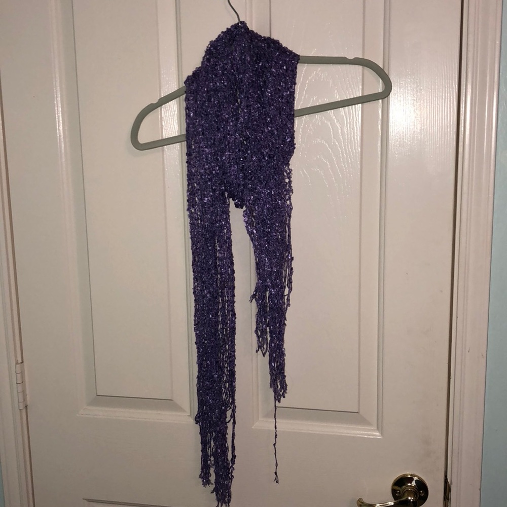 Francesca’s Statement Purple Scarf